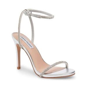Steve Madden Silver Glam Heels